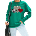 Womens Crewneck Sweatshirts Printed Pullovers