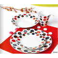 Cheap decal 16pcs dinnerware set