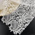 Milky Yarn Sumptuous Pattern Chemical Lace Embroidery Fabric