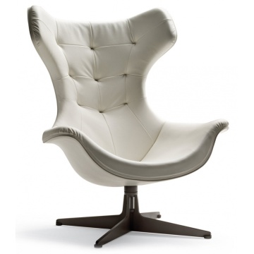Contemporary swivel armchair REGINA II chair