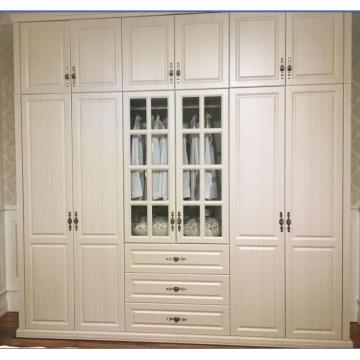 Customized European Style PVC Vacuum Wardrobe Closet (MOQ= 1 SET)