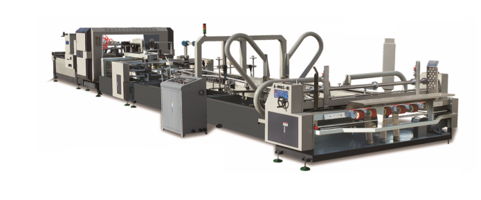 Full Automatic Carton Box Folder Gluer Machine Corrugated Box Folding Gluing Packaging Machine2 Full Automatic Carton Box Folder Gluer Machine Corrugated Box Folding Gluing Packaging Machine2