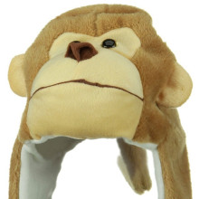 Monkey animal hat plush winter hat