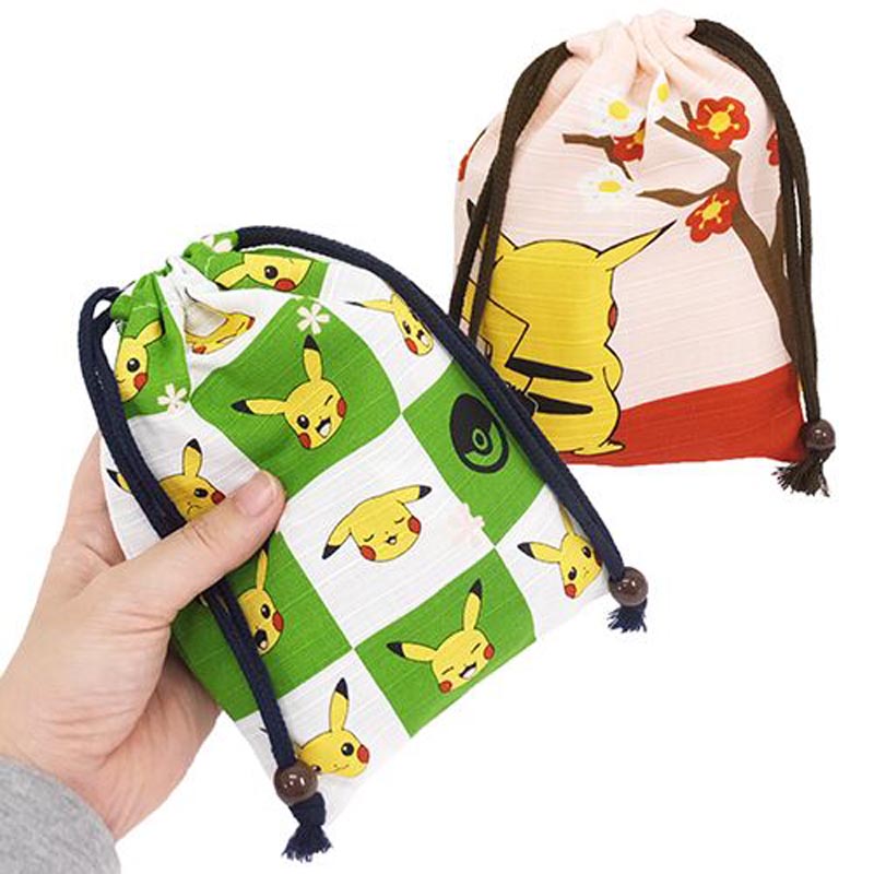 Pikachu Pokemon Style Drawstring Bag