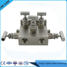 Válvula de la raíz del calibrador de presión de alta venta de los SS y cinco variedades de la válvula en China