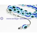 Polyester Lucky Evil Eye Prayer Beads Worry Beads Handmade