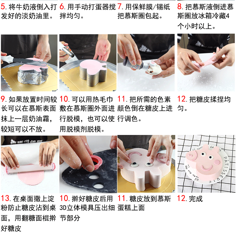 Home DIY Mousse ring for Cake Decoration Mold