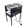 High pressure outdoor deep fryer with basket