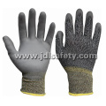 White/Grey Work Glove with PU Dipping (PN8109)