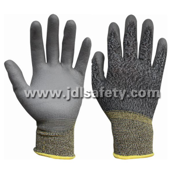 White/Grey Work Glove with PU Dipping (PN8109)