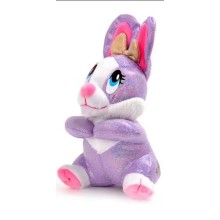 Personnalisation des jouets en peluche violette