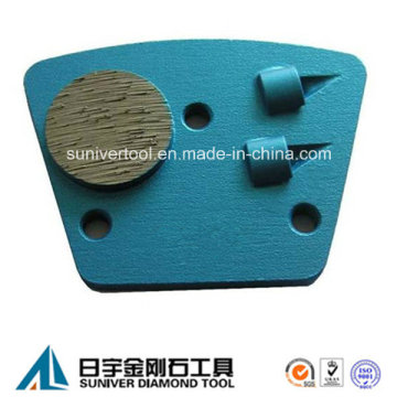 PCD Trapezoid Epoxy Removing Metal Bonded Grinding Disc