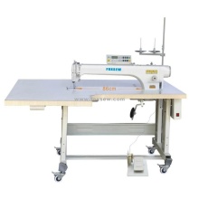 Máquina de coser de punto de cadeneta de computadora de accionamiento directo de brazo largo