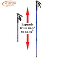 4 Rubber Tip Adjustable Length Trekking Hiking Pole