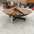 Round Metal Cast Iron Fire Bowl