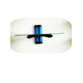 Suporte de parede de vidro Tempered DVD / Blue Tube &amp; Clear Glass