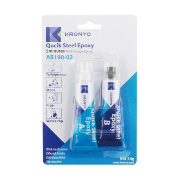 KRONYO 17g steel crystal ab glue epoxy