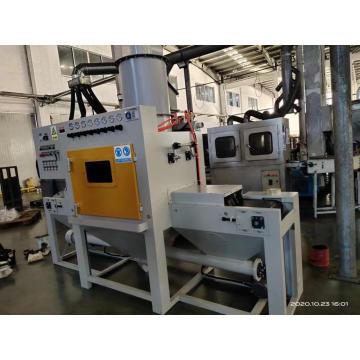 Iron parts sandblasting machine