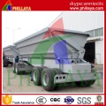 2 Axles Side Rear Dump Semi Trailer Truck