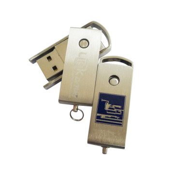 Unidad flash USB de metal con capacidad de estilo barato