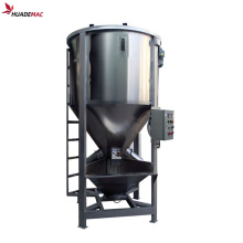 plastic pellets vertical plastic color mixer with heating