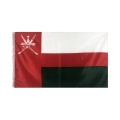 polyester printed 3x5 Oman flag custom