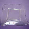 Tableware Plastic Plate Disposable Tray Square-Wave Plate