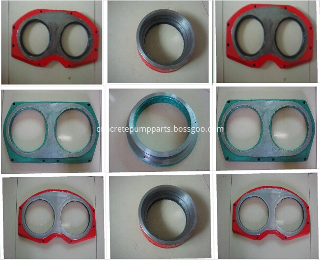 many brands concrete pump wear plate and ring