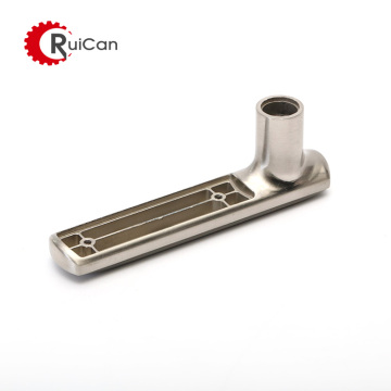 OEM customized strainless steel cnc machining parts precision cabinet door handle parts with lost wax casting