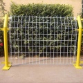 Powder-coated galvanized double wire mesh fence