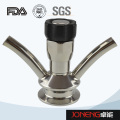 Válvula de amostra asséptica de qualidade sanitária de aço inoxidável (JN-SPV1003)