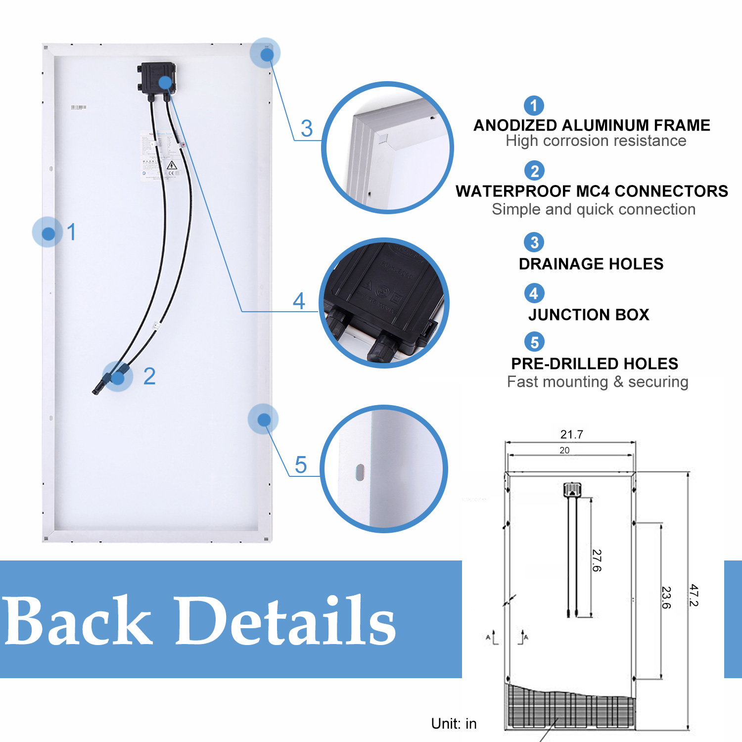 200W Mono Solar Module