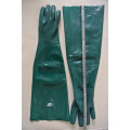 65cm Green PVC chemical gloves