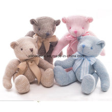 Fábrica de malha de tecido de malha de tecido Fabric Feito Bear brinquedo