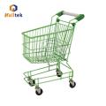 Supermercado de metal infantil mini carrito de compras