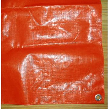 Orange Waterproof PE Tarpaulin