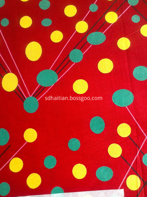 Veritable wax block print fabric