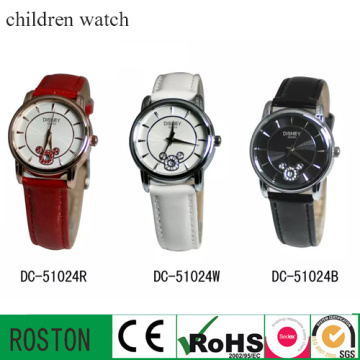 Montre en cuir pour enfants Quartz