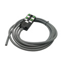 4*M12 Cable de molde de 5 polos PNP