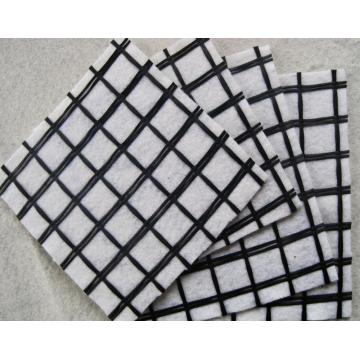 Fiberglass Geogrid Composite With Geotextile By Glue