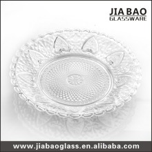 Placa de vidro em pratos e pratos, Placas de vidro transparente grossista GB2301lh