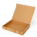 Flat magnetic cardboard paper box