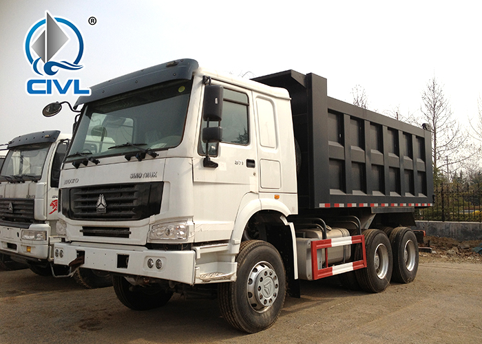 White 6x4 Tipper Truck 1