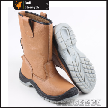 Echtes Leder Winter Sicherheit Rigger Boot mit Stahlkappe (SN5340)