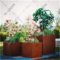 Украшения сталелистые горшки Corten Steel Planter Potss