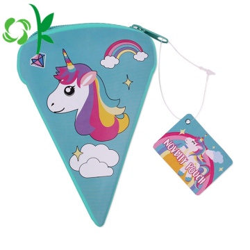 Lovely Design Mini Unicorn Silicone Coin Purse Bag