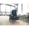 Grain cleaning machine with dust collector