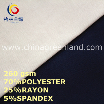 70% T / 25% R Tejido de Spandex para la capa de la ropa (GLLML445)