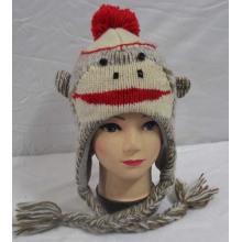 Зимняя мода пользовательских дети вязаный Дизайн животных Кап шляпа