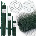 pvc coated chicken wire fencing mash rolls